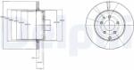 DELPHI Disc Frana Bg4341 Mazda Cx-7/Cx-9