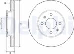 DELPHI Disc Frana Bg4744C Hyundai Accent Iv/Accent V/Solaris/I20 Active/I20 Ii (BG4744C)