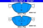 ATE Set Placute Frana, Frana Disc 13.0460-7267.2 Bmw 5/5 Gran Turismo/6/6 Gran/7 (13.0460-7267.2)