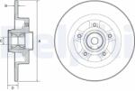 DELPHI Disc Frana Bg9115Rs Renault Megane Ii/Scénic Ii/Scénic Iii