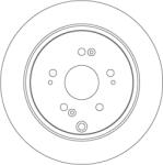 TRW Disc Frana Df7374 Acura Rdx Acura (Gac) Cdx Honda Cr-V Ii/Cr-V Iii/Cr-V Iv