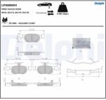 DELPHI Set Placute Frana, Frana Disc Lp5085Ev Mazda Cx-30/Mx-30 (LP5085EV)