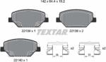 TEXTAR Set Placute Frana, Frana Disc 2213901 Buick (Sgm) Regal Iii Holden Calais (2213901)