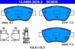 ATE Set Placute Frana, Frana Disc 13.0460-3839.2 Opel Adam/Corsa D Vauxhall Adam