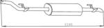 DINEX Toba Esapamet Intermediara 56330 Mercedes-Benz Sprinter 2-T/Sprinter 3-T