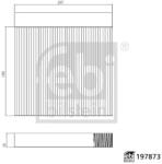 Febi Bilstein Filtru, Aer Habitaclu 197873 Mg Mg 3/Mg Zs