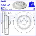 DELPHI Disc Frana Bg4914C Mercedes-Benz S-Class/Sl (BG4914C)