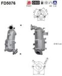 AS Filtru Funingine/Particule, Sist. De Esapament Fd5076 Toyota Auris/Avensis/Verso