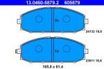 ATE Set Placute Frana, Frana Disc 13.0460-5879.2 Nissan Patrol Gr V