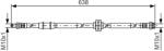 Bosch Furtun Frana 1987481399 Alfa Romeo 159/Brera/Spider