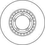 TRW Disc Frana Df4896 Hyundai H-1/H-1 / Starex/H-1 Travel/H100
