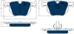 TRW Set Placute Frana, Frana Disc Gdb1730Bte Bmw X5 (GDB1730BTE)