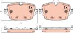 TRW Set Placute Frana, Frana Disc Gdb2215 Audi A8 D5 (GDB2215)