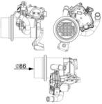 MAHLE Radiator, Recirculare Gaze De Esapament Ce18000P Skoda Yeti Vw Beetle/Caddy Iv