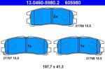 ATE Set Placute Frana, Frana Disc 13.0460-5980.2 Chrysler Sebring Mitsubishi Fto/L400 (13.0460-5980.2)