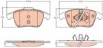 TRW Set Placute Frana, Frana Disc Gdb2307 Ford Mondeo V (GDB2307)