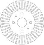 TRW Disc Frana Df6407 Daihatsu Materia/Sirion Subaru Justy Iv (DF6407)