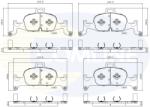 COMLINE Set Placute Frana, Frana Disc Cbp02365 Audi A4 B9/A5/A6 C8/A7/Q5 (CBP02365)