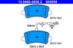 ATE Set Placute Frana, Frana Disc 13.0460-4858.2 Nissan Nv400 Opel Movano B (13.0460-4858.2)