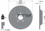 TEXTAR Disc Frana 98200292401 Ford Focus Iii/Focus Iv/Kuga Iii Ford Australia Endura