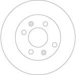 TRW Disc Frana Df4409 Hyundai Getz