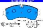 ATE Set Placute Frana, Frana Disc 13.0460-4827.2 Mercedes-Benz Sprinter 3, 5-T