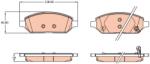 TRW Set Placute Frana, Frana Disc Gdb2135 Opel Karl Vauxhall Viva