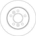 TRW Disc Frana Df4546 Renault Avantime/Espace Iii (DF4546)