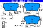 ATE Set Placute Frana, Frana Disc 13.0460-3862.2 Abarth Punto/Punto Evo Fiat Punto (13.0460-3862.2)