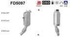 AS Filtru Funingine/Particule, Sist. De Esapament Fd5097 Bmw 3/X1 (FD5097)