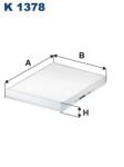 FILTRON Filtru, Aer Habitaclu K1378 Audi A4 B9/A5/A6 C8/A7/A8 D5/E-Tron/Q5/Q8 E-Tron