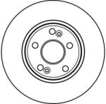TRW Disc Frana Df4109 Renault Espace Iii/Kangoo/Laguna I/Safrane I/Safrane Ii