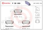 BREMBO Set Placute Frana, Frana Disc P59055 Bentley Flying Spur Buick La Crosse Saab 9-5 (P59055)