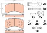 TRW Set Placute Frana, Frana Disc Gdb5110 Man Tgs I Mercedes-Benz Actros/Antos/Arocs