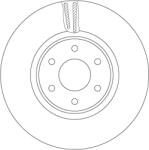 TRW Disc Frana Df6968S Mercedes-Benz X-Class (DF6968S)