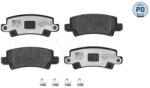 MEYLE Set Placute Frana, Frana Disc Puntea Spate 0252381616/Pd Toyota Corolla