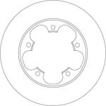 TRW Disc Frana Df6748 Ford Transit V363 (DF6748)