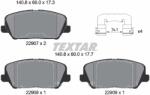 TEXTAR Set Placute Frana, Frana Disc 2290701 Kia Cee'D/Cee'D Sportswagon/Pro Cee'D
