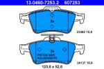 ATE Set Placute Frana, Frana Disc 13.0460-7253.2 Citroën C5 Iii