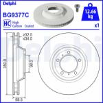 DELPHI Disc Frana Bg9377C Porsche Cayenne/Panamera/Panamera Sport Turismo
