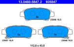 ATE Set Placute Frana, Frana Disc 13.0460-5847.2 Toyota Alphard I/Avensis Verso/Isis