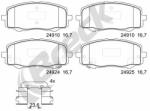 BRECK Set Placute Frana, Frana Disc 249100070200 Hyundai I20 I (249100070200)