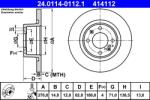ATE Disc Frana 24.0114-0112.1 Citroën C5 I/C5 Ii (24.0114-0112.1)