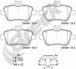 BRECK Set Placute Frana, Frana Disc 248480070400 Mercedes-Benz A-Class/B-Class/Cla/Slc (248480070400)