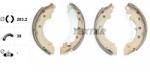 TEXTAR Set Saboti Frana 91052800 Dacia Logan Mahindra Renault Logan Nissan Kubistar (91052800)