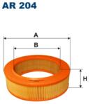 FILTRON Filtru Aer Ar204 Gaz Gazelle/Sobolbus/Sobolplatou / Mercedes-Benz 123/O 309/T1 (AR204)