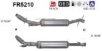 AS Filtru Funingine/Particule, Sist. De Esapament Fr5210 Citroën Jumpy Iii (FR5210)