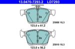 ATE Set Placute Frana, Frana Disc 13.0470-7293.2 Audi A3/Q2/Tt Cupra Ateca Seat Ateca (13.0470-7293.2)