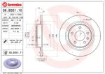 BREMBO Disc Frana 08. B351.11 Buick (Sgm) Excelle/Excelle Xt Chevrolet Cruze/Orlando (08.B351.11)