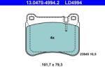 ATE Set Placute Frana, Frana Disc 13.0470-4994.2 Mercedes-Benz C-Class/Clc-Class/Clk